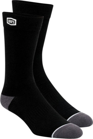 Sosete Moto MX/Enduro Solid Black 24