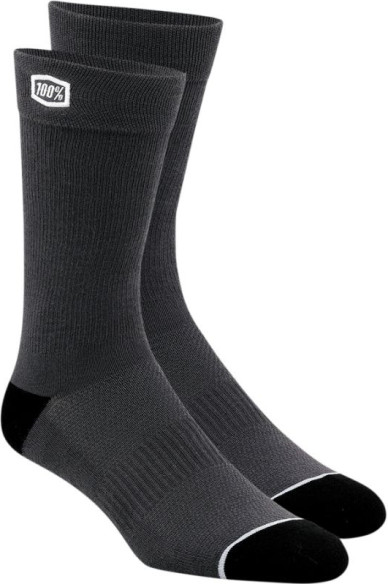 Sosete Moto MX/Enduro Solid Gray 24