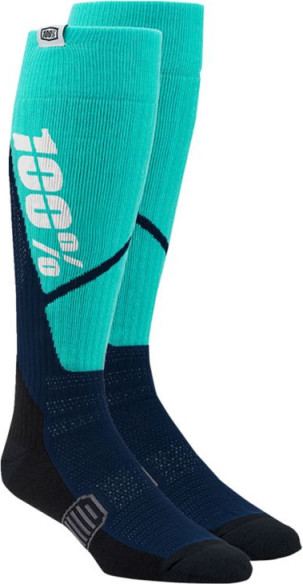 Sosete Moto MX/Enduro Torque Comfort Navy-Cyan-Black 24