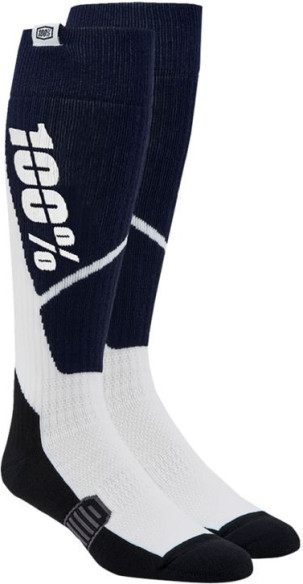 Sosete Moto MX/Enduro Torque Comfort White, Navy 24