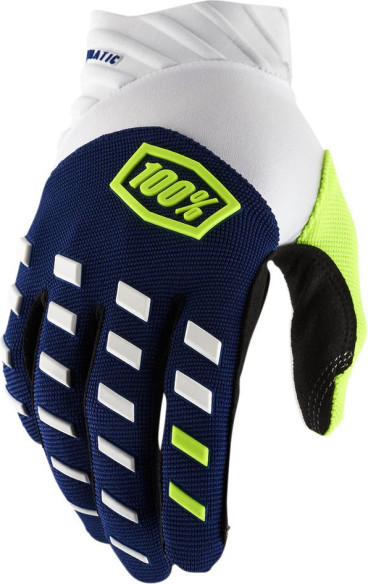 Manusi Moto MX/Enduro Airmatic White-Navy 10000-00018