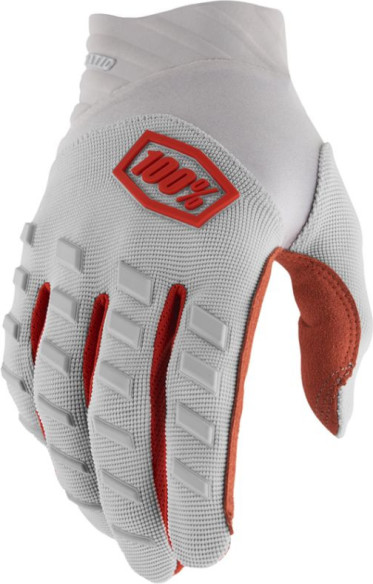 Manusi Moto MX/Enduro Airmatic Silver-Orange 10000-00043