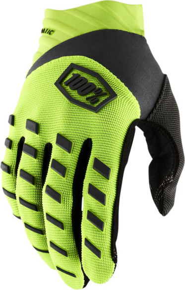 Manusi Moto MX/Enduro Airmatic Fluorescent Yellow-Black 10000-00014