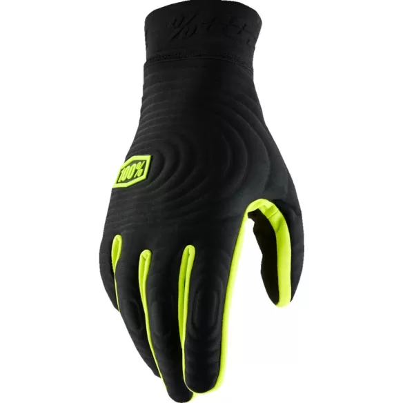 Manusi Moto MX/Enduro Brisker Xtreme Fluorescent Yellow-Black 10030-00005