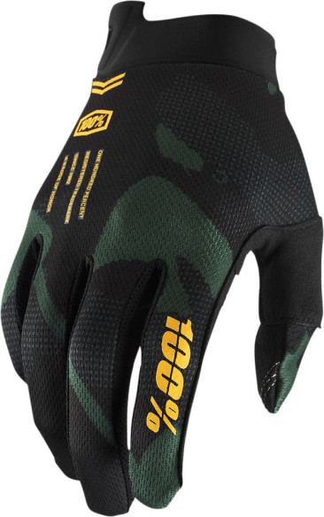 Manusi Moto MX/Enduro Itrack Black/Green 10008-00020