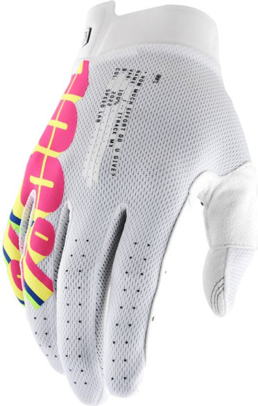 Manusi Moto MX/Enduro Itrack White/Pink 10008-00040