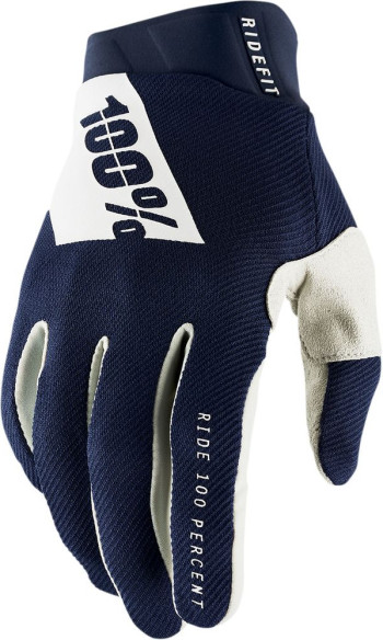 Manusi Moto MX/Enduro Ridefit White-Navy 10010-00028