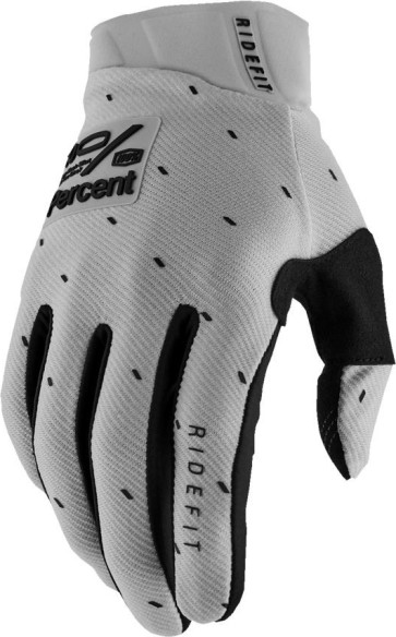 Manusi Moto MX/Enduro Ridefit Silver-Black 10010-00043