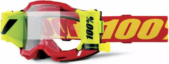Ochelari Moto MX/Enduro Accuri 2 Forecast Red/Yellow Fluo Clear Lens