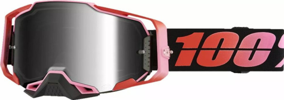 Ochelari Moto MX/Enduro Armega Guerlin/Black Silver Mirror Lens