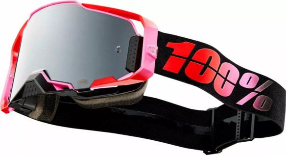 Ochelari Moto MX/Enduro Armega Guerlin/Black Silver Mirror Lens