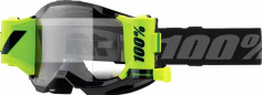 Ochelari Moto MX/Enduro Strata 2 Forecast Black/Yellow Fluo Clear Lens