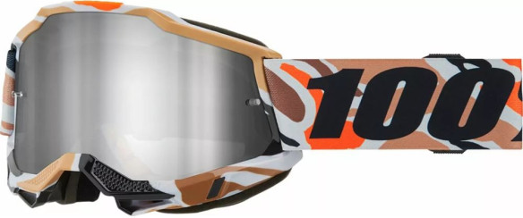 Ochelari Moto MX/Enduro Accuri 2 Flea/Sand Silver Mirror Lens