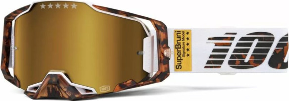 Ochelari Moto MX/Enduro Armega Le Bruni Gold Mirror Lens