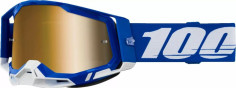 Ochelari Moto MX/Enduro Racecraft 2 Blue/White Gold Mirror Lens