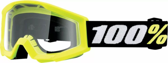 Ochelari Moto MX/Enduro Strata Mini Yellow/Black/White Clear Lens
