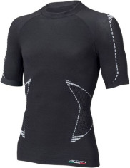 Bluza Corp Maneca Scurta BIKER Black/White