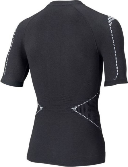 Bluza Corp Maneca Scurta BIKER Black/White