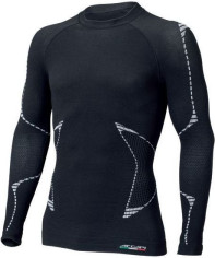 Bluza Corp Maneca Lunga BIKER Black/White