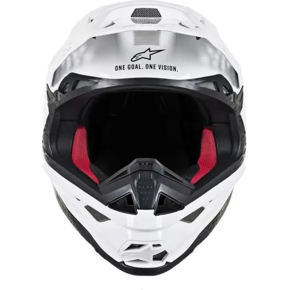 Casca Moto Enduro Supertech M10 Solid White S9