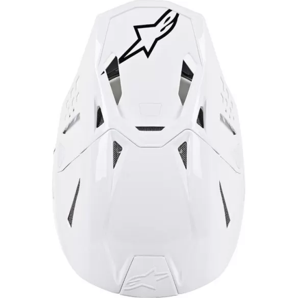 Casca Moto Enduro Supertech M10 Solid White S9