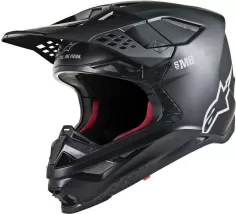 Casca Moto Enduro Supertech M8 Solid Black Matt S9