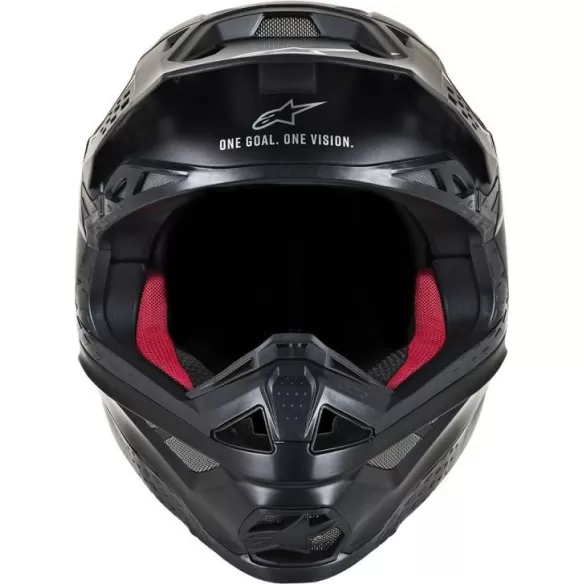 Casca Moto Enduro Supertech M8 Solid Black Matt S9