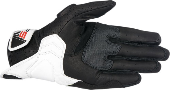 Manusi Piele SP-5 V2 Black/White/Red