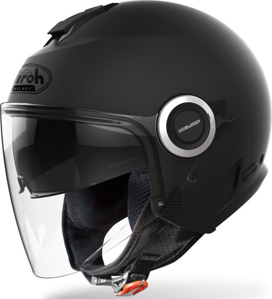 Casca Moto Jet Helios Black Matt