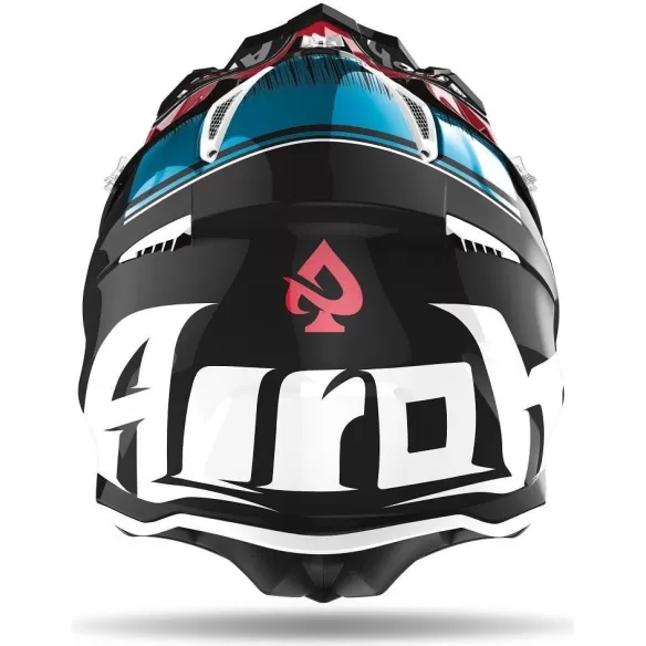 Casca Moto Enduro Aviator Ace Kybon Blue/Red Gloss