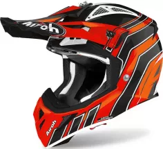 Casca Moto Enduro Aviator Ace Art Orange Gloss