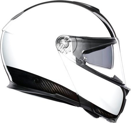 Casca Moto Flip-Up Sportmodular E05 Solid Mplk Carbon/White