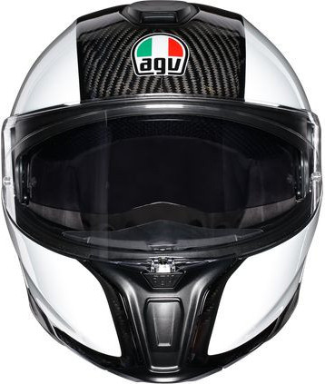Casca Moto Flip-Up Sportmodular E05 Solid Mplk Carbon/White