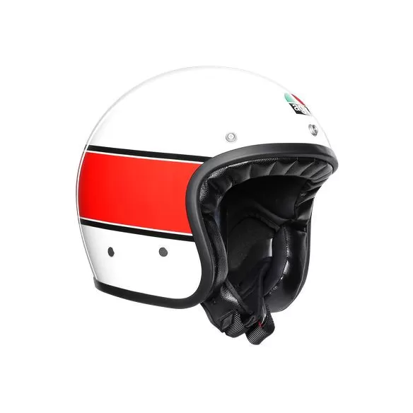 Casca Moto Open-Face X70 E2205 Multi - Mino 73 White/Red