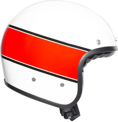 Casca Moto Open-Face X70 E2205 Multi - Mino 73 White/Red