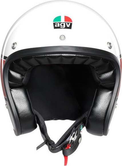 Casca Moto Open-Face X70 E2205 Multi - Mino 73 White/Red