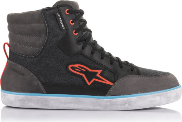 Ghete Moto Impermeabile J-6 Canvas Riding Black/Grey/Blue