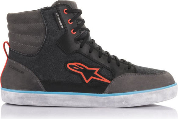 Ghete Moto Impermeabile J-6 Canvas Riding Black/Grey/Blue