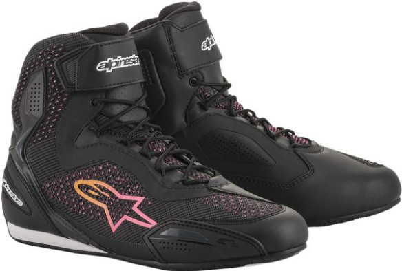 Cizme Dama Stella Faster 3 Rideknit Black/Yellow/Pink