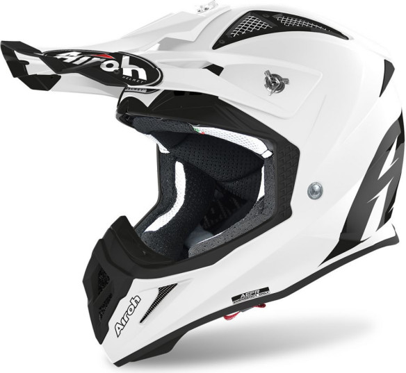 Casca Moto Enduro Aviator Ace Color White Matt