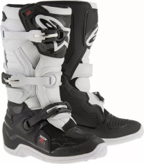 Cizme Enduro Copii Tech 7S Offroad Negru/Alb