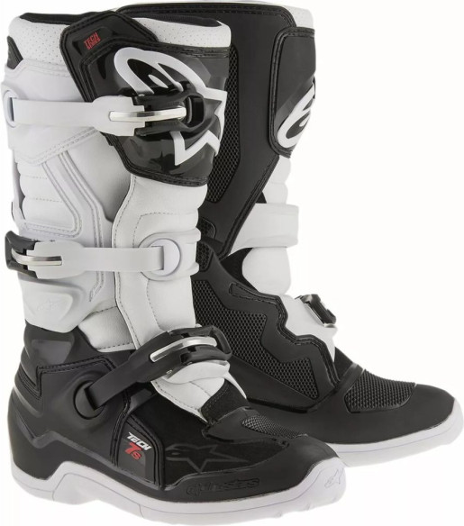 Cizme Enduro Copii Tech 7S Offroad Negru/Alb