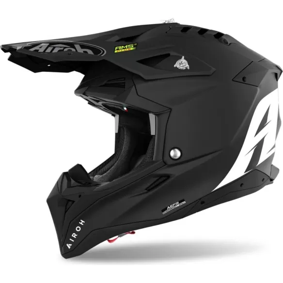Casca Moto Enduro Aviator 3 Solid Black Matt