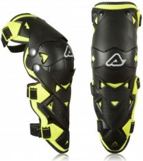 Genunchiere Moto Impact Evo 3 Black/Yellow Fluo
