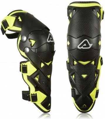 Genunchiere Moto Impact Evo 3 Black/Yellow Fluo