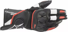 Manusi Moto Piele SP-2 v3 Black/White/Red
