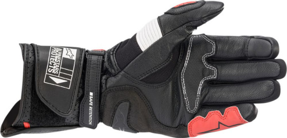 Manusi Moto Piele SP-2 v3 Black/White/Red