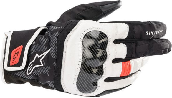 Manusi Moto Strada Textil/Piele SMX-Z Black/White/Red