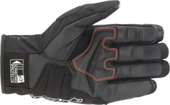 Manusi Moto Strada Textil/Piele SMX-Z Black/Fluo Red