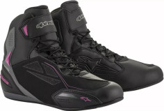 Ghete Moto Dama Stella Faster 3 Drystar Shoes Black/Pink